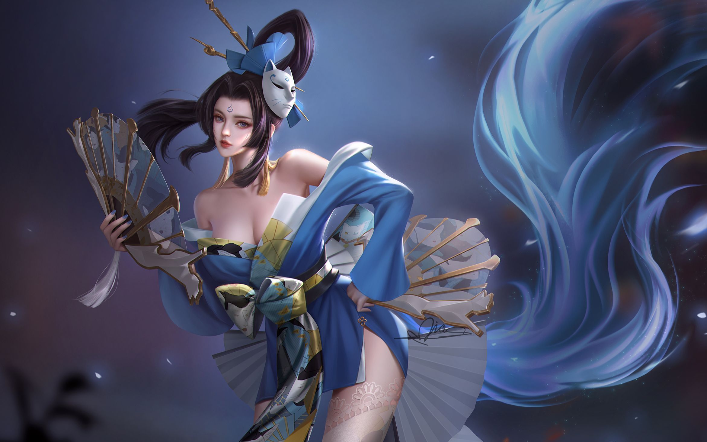 挑战全网最美不知火舞建模