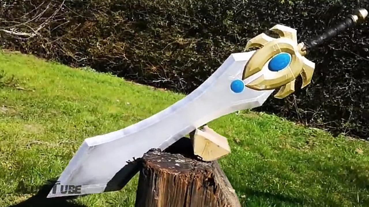 制作盖伦的大宝剑_哔哩哔哩 (゜-゜)つロ 干杯~-bilibili