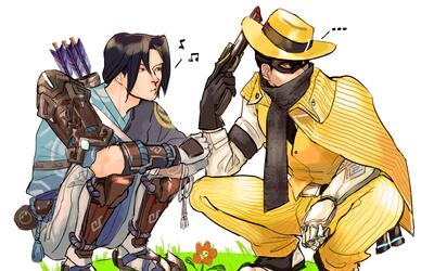 【葱小雅&守望先锋】2017/2/18 麦克雷和半藏的成长记录(游戏录像)