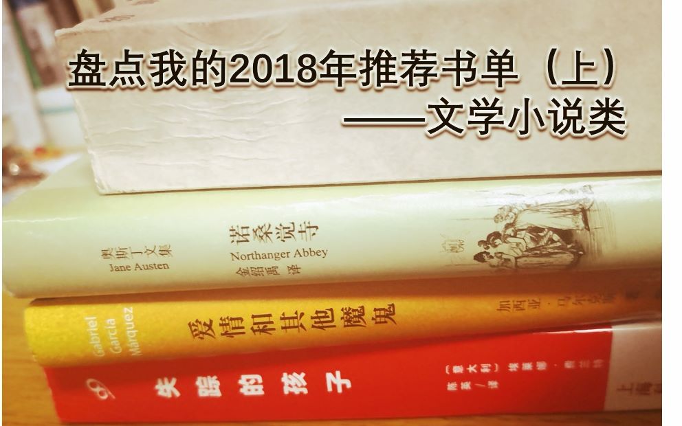 【言寺】盘点我的2018推荐书单(上)文学小说类哔哩哔哩bilibili