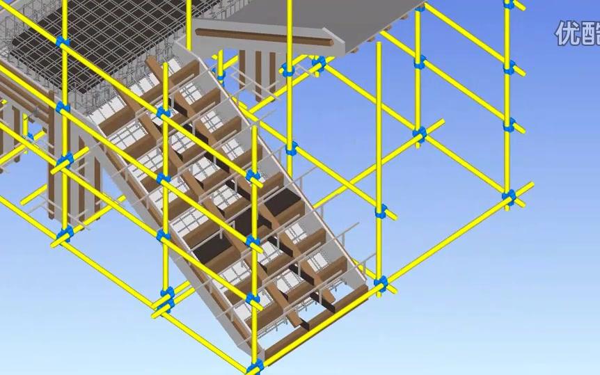 建筑楼梯如何支模板、钢筋绑扎施工?哔哩哔哩bilibili