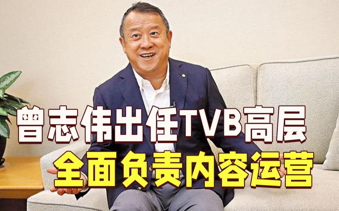 曾志伟出任TVB高层 全面负责内容运营哔哩哔哩bilibili