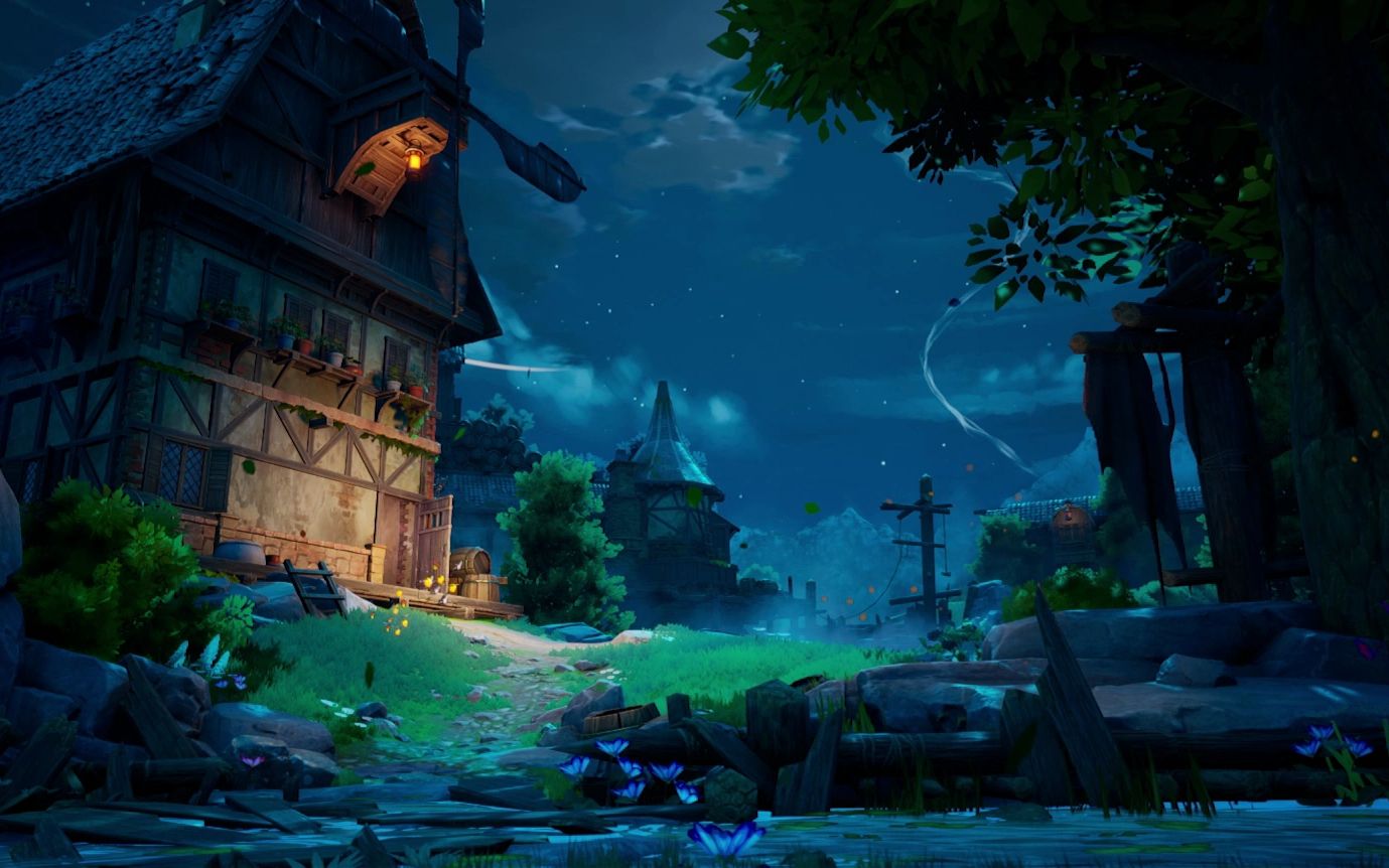 ue4风格化村庄场景练习