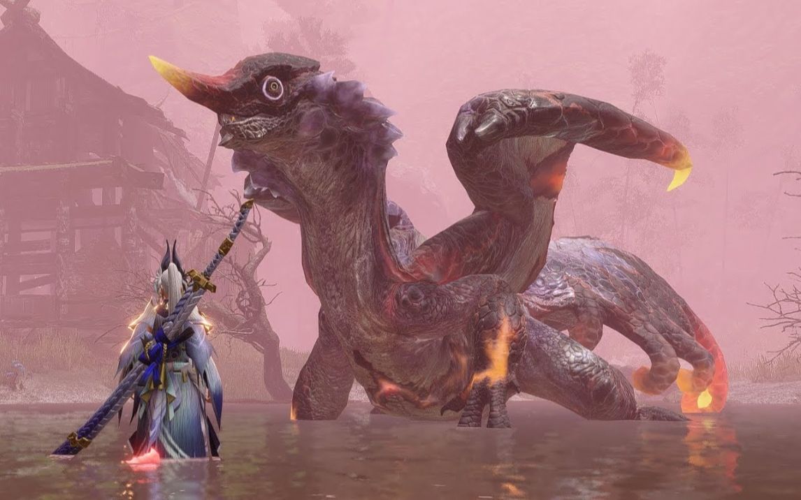 怪物猎人崛起曙光 pc 太刀 大师★6 怪异克服霞龙讨伐 伪ta 8分00秒