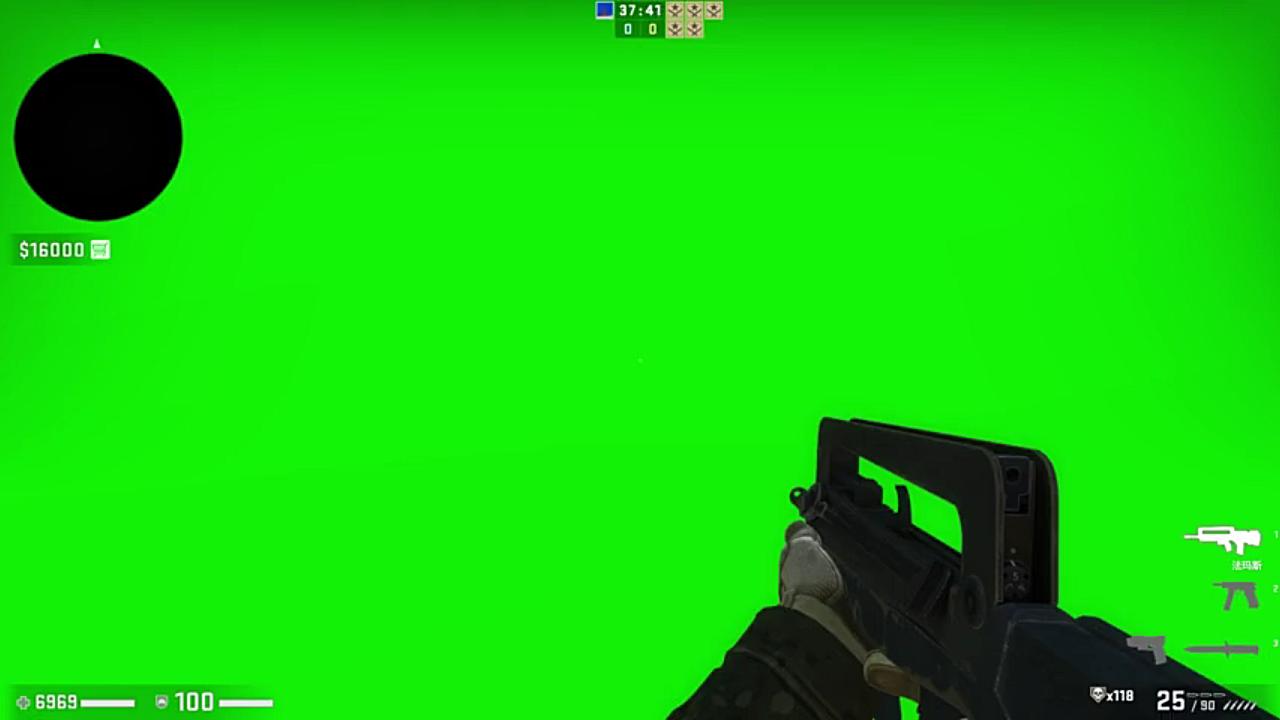 活动  csgo开枪绿屏素材带ui