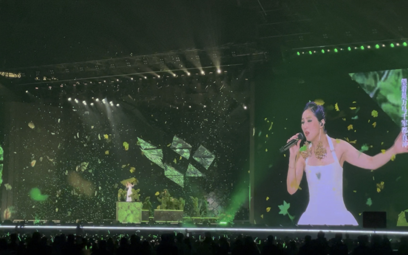 【4k现场】杨千嬅武汉演唱会-好不容易遇见爱|勇|还有事情可庆祝-扮做