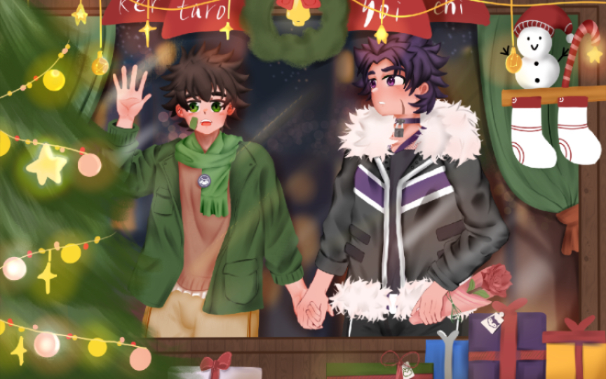 campbuddy|keitaro x yoichi 圣诞快乐