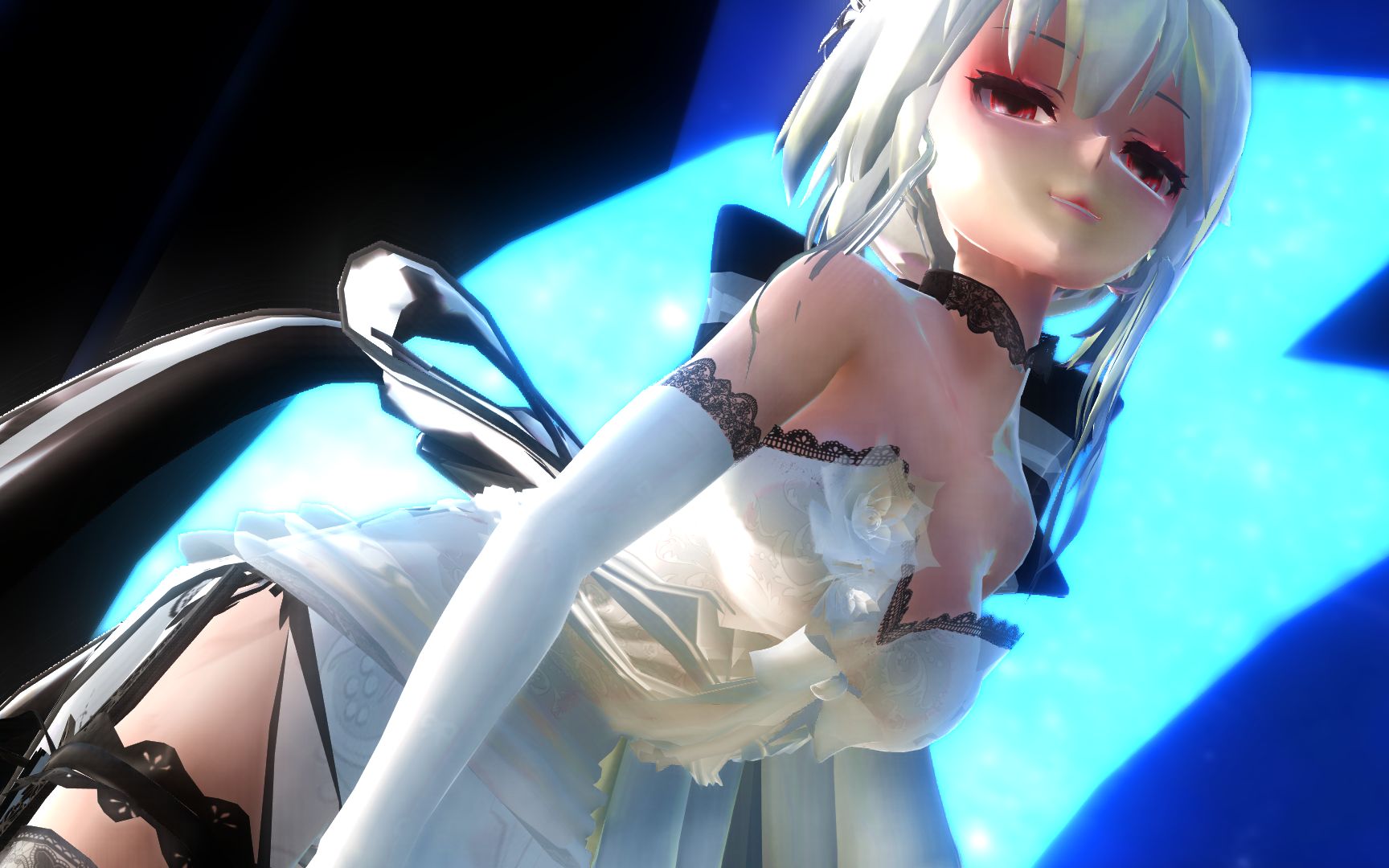 mmd弱音巡音maskedbitch