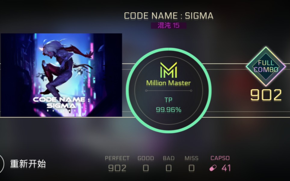 【CytusⅡ】线速最高的一集 CODE NAME SIGMA CHAOS15 TP99.96 MM音游热门视频