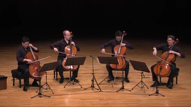 [图]巴伯-弦乐柔板-the 4Cellists大提四重