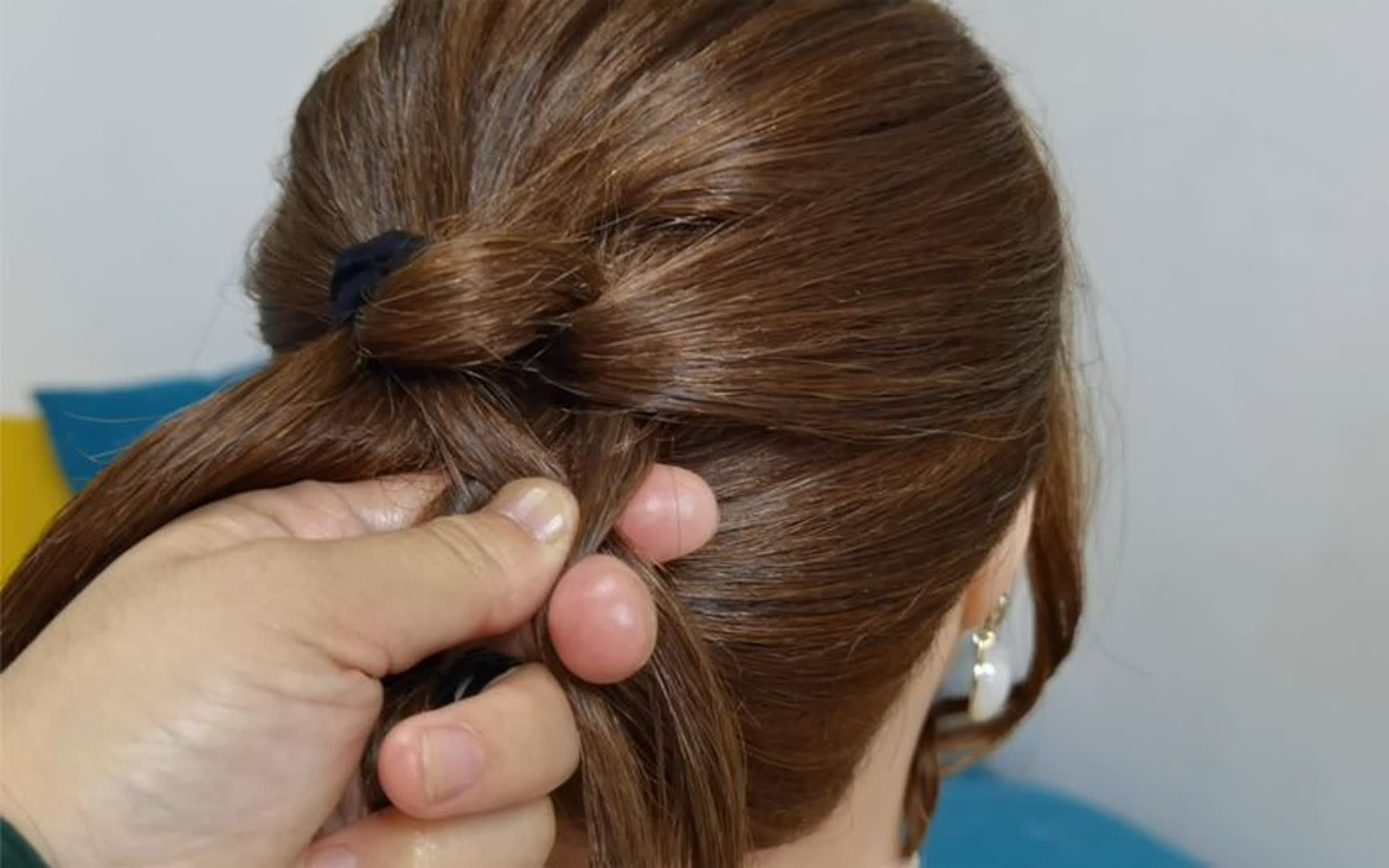 这样扎好的丸子头发型也太精致了,看着就美,发型日常扎很增