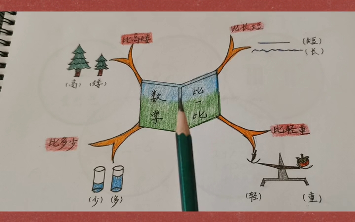 关于比的知识思维导图图片