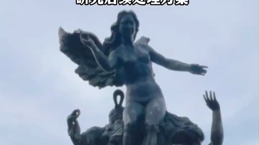 江西一4A景区精卫填海雕塑用外国天使形象引争议