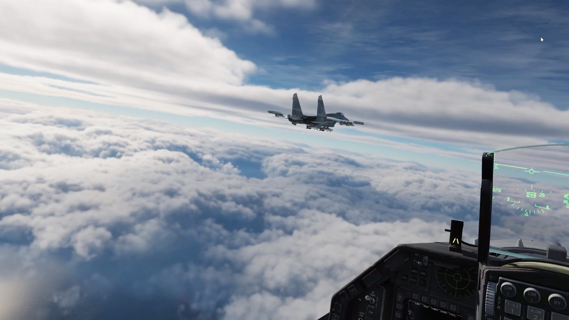 dcs world克里米亚上空f16拦截苏27_单机游戏热门视频