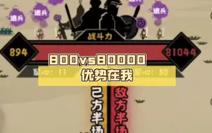 800vs80000   优势在我