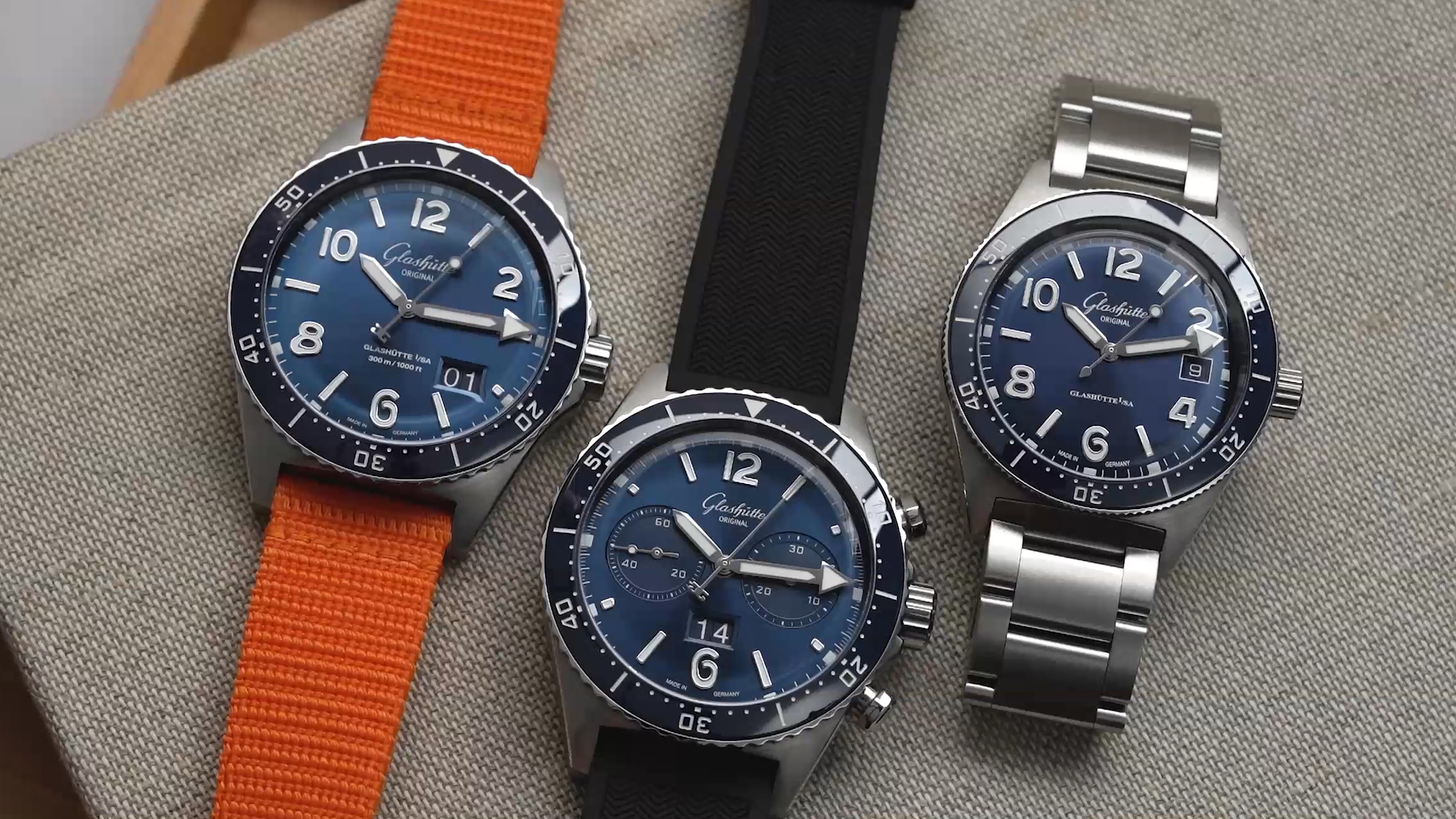 比较格拉苏蒂原创seaq,,大日历seaq和计时seaq