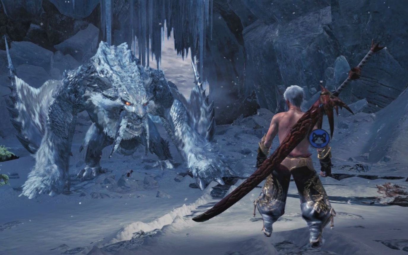 怪物猎人世界冰原pc霜刃冰牙龙太刀347