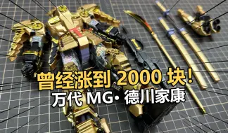 Download Video: 曾经涨到2000块啊！沉浸拼装万代MG德川家康！【电动爷们】