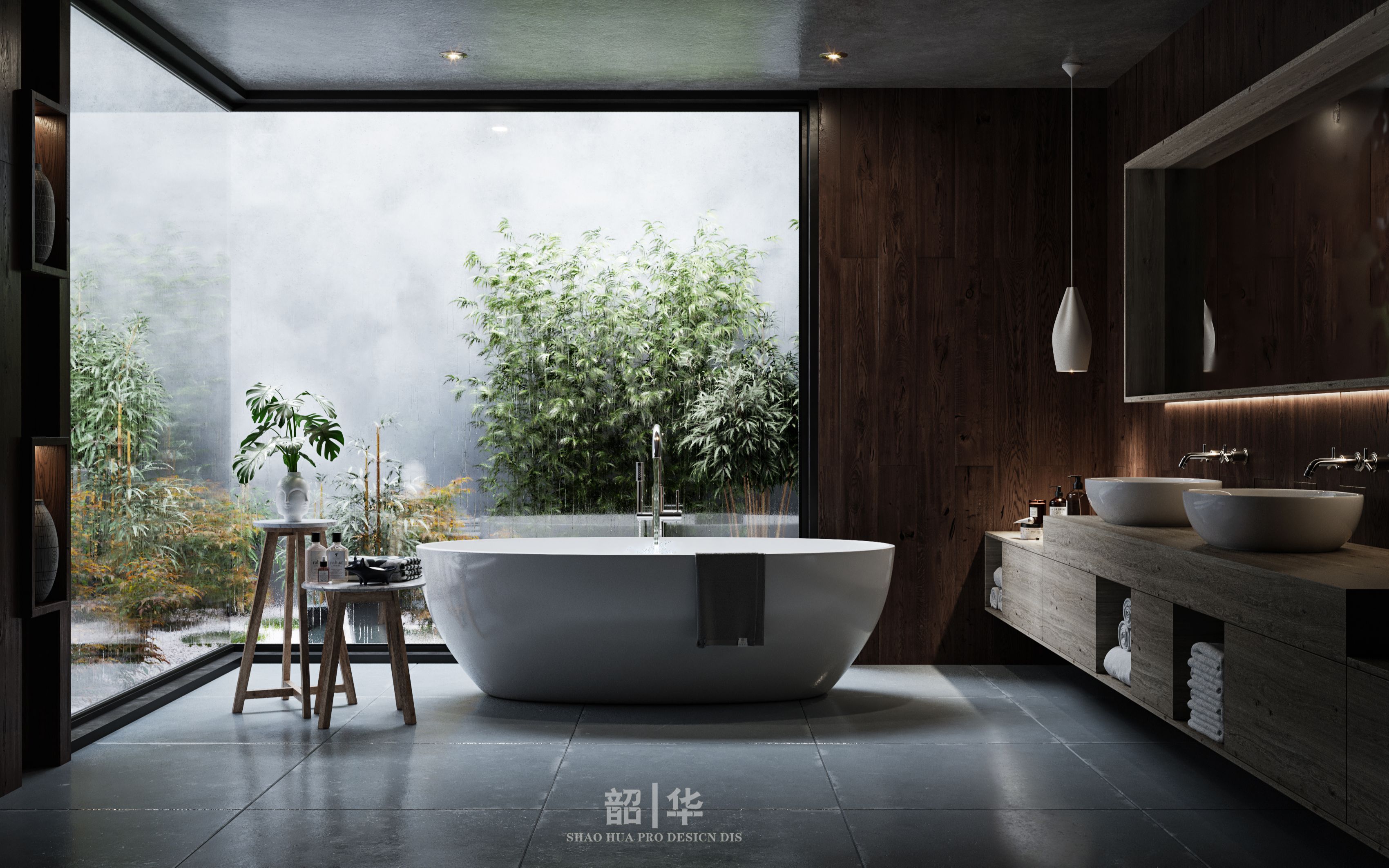 vray5.1禅意卫生间案例解析