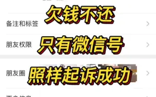 Video herunterladen: 欠钱不还，只有微信号，照样起诉成功