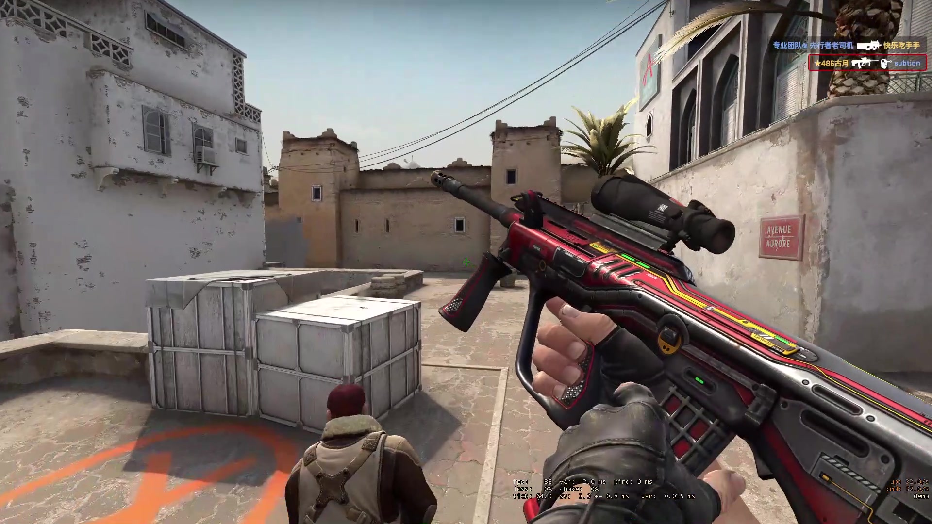 csgo沙城dust2日常击杀常规超神集锦