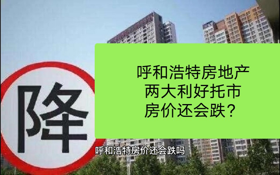 呼和浩特房地产两大利好托市,房价还会跌?哔哩哔哩bilibili