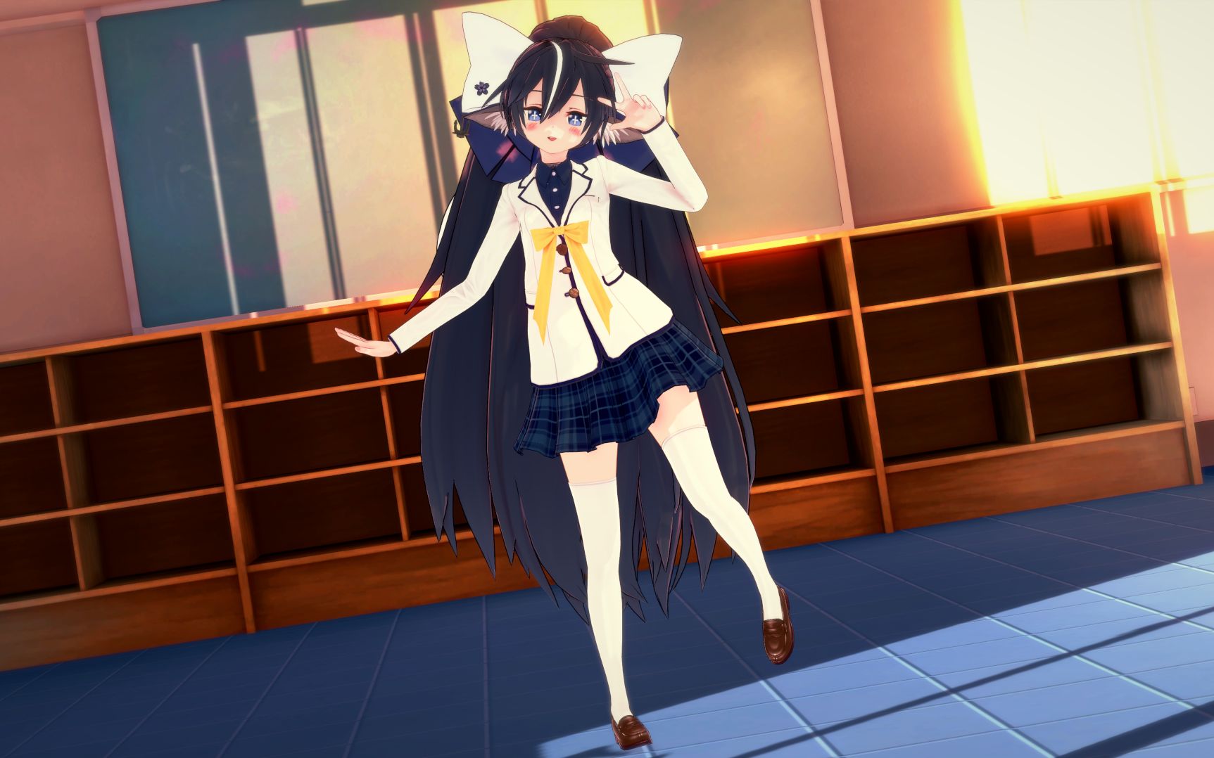 【碧蓝航线mmd】想要传达的心意!学园白制服宵月的《今好きになる》