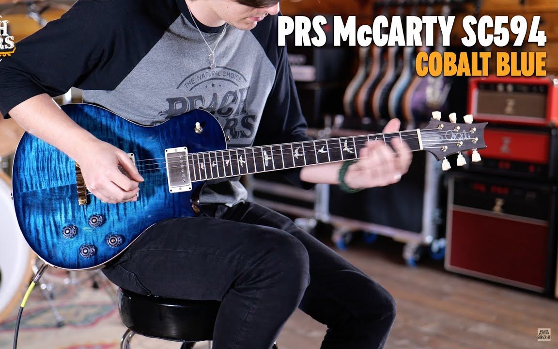 [图][4K]超正新配色 PRS McCarty SC594 Cobalt Blue Pattern Vintage