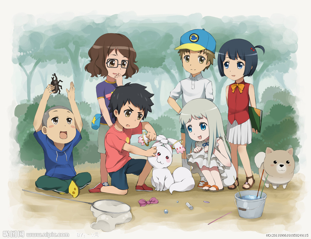 未闻花名op青色书签完整版