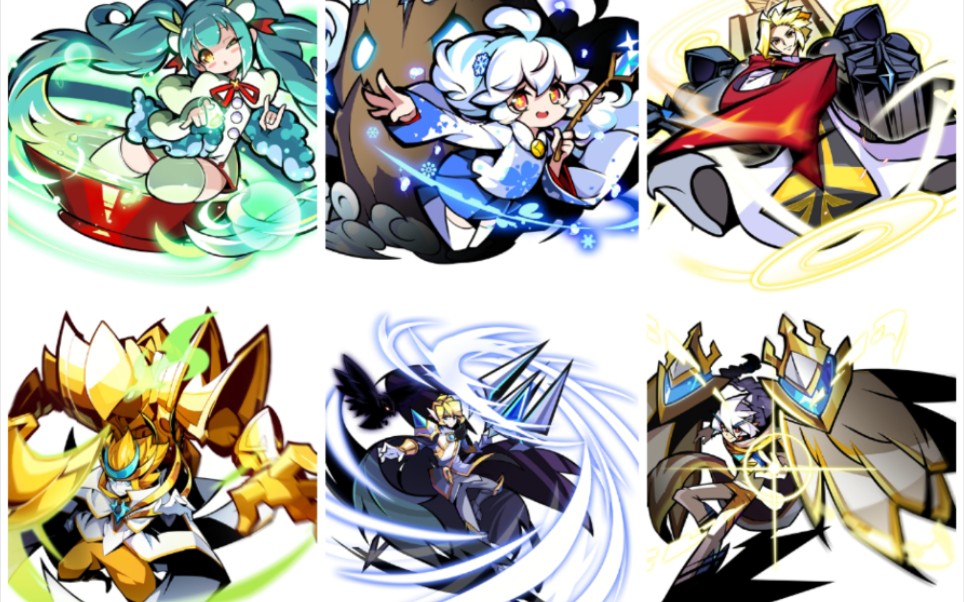 奥义联盟碧霄,哈娜,无敌,无冕,圣龙,奥丁的战斗画面