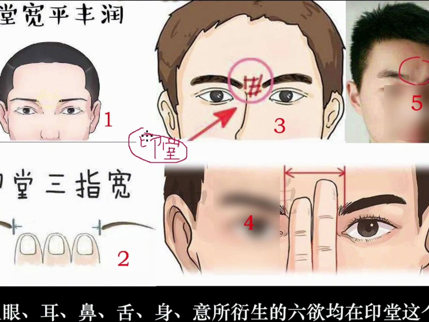 面相之印堂“印堂宽阔平润、杂纹侵破、凹陷狭窄”的含义?哔哩哔哩bilibili