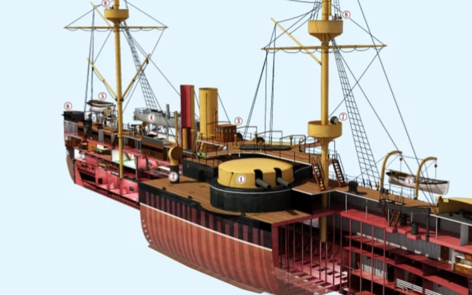 当定远号侧面塞满装甲遇见蒙大拿