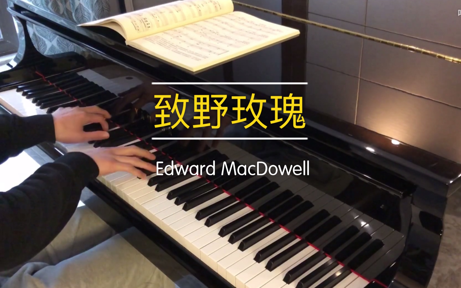 【钢琴】致野玫瑰 To a Wild Rose 麦克道威尔 Edward MacDowell Op.51 森林素描哔哩哔哩bilibili