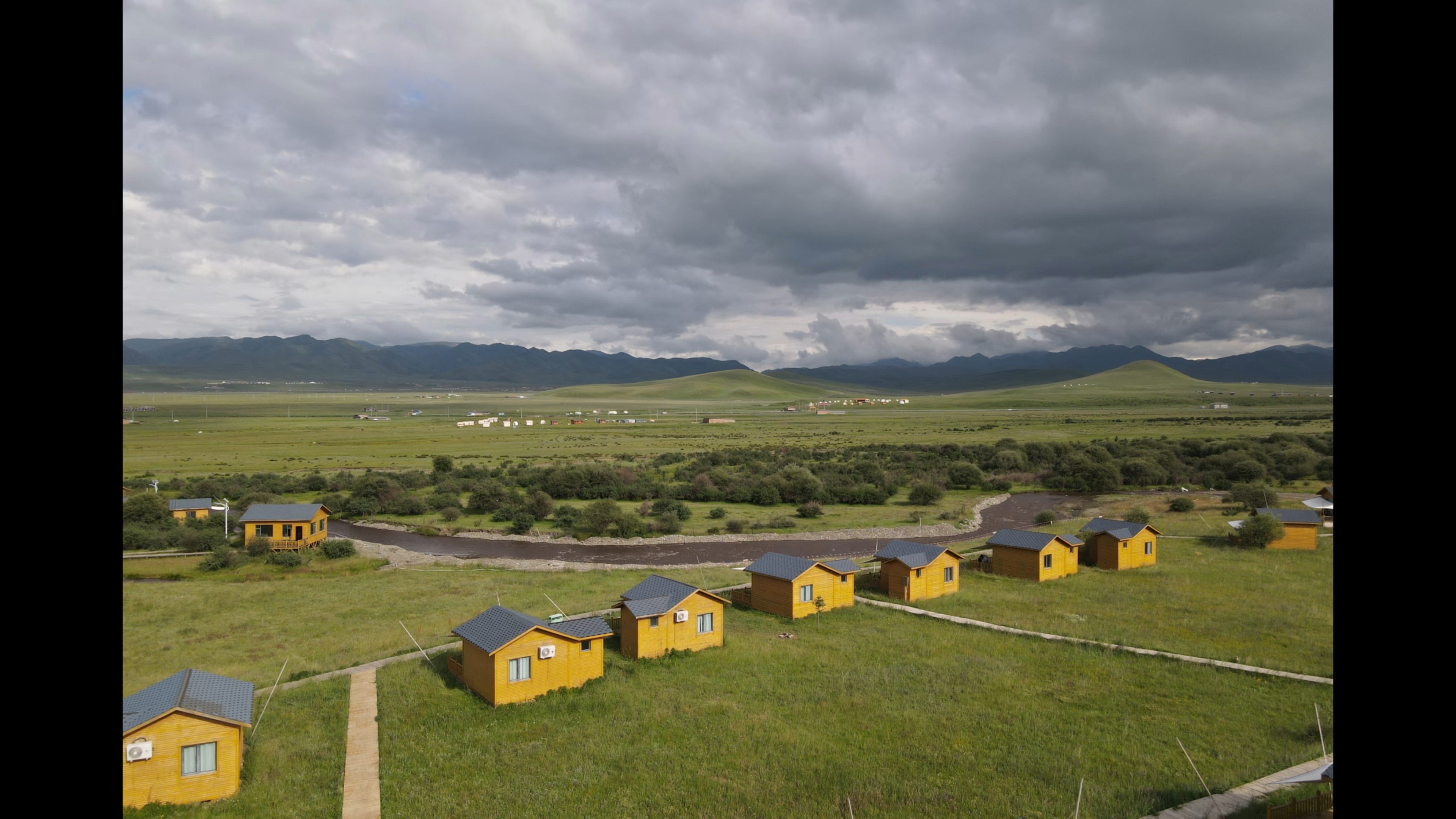 甘南桑科大草原 画一样的风景