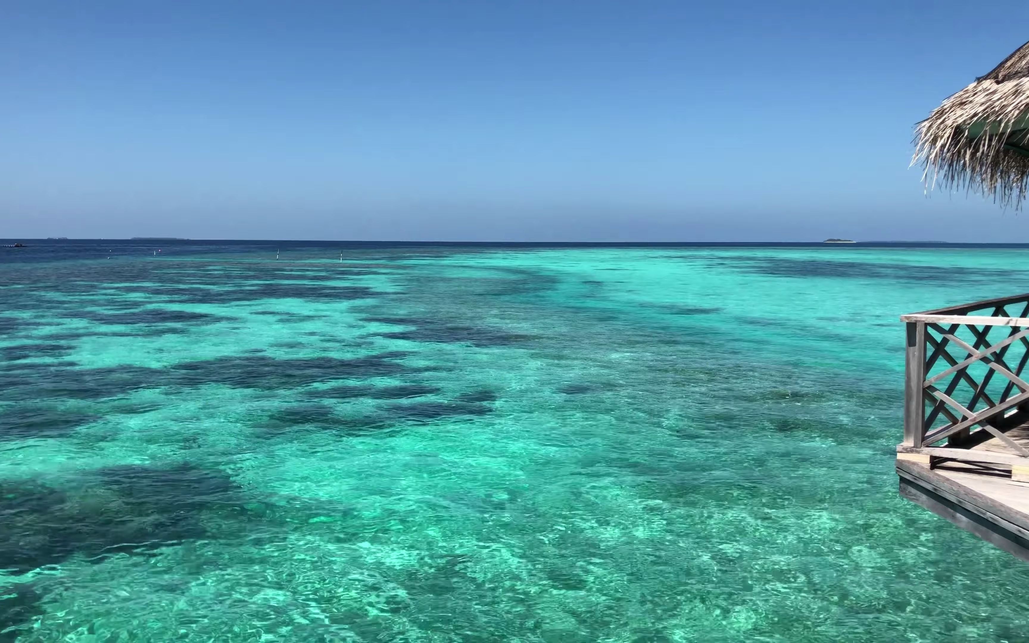 马尔代夫南阿里环礁安加加岛4k