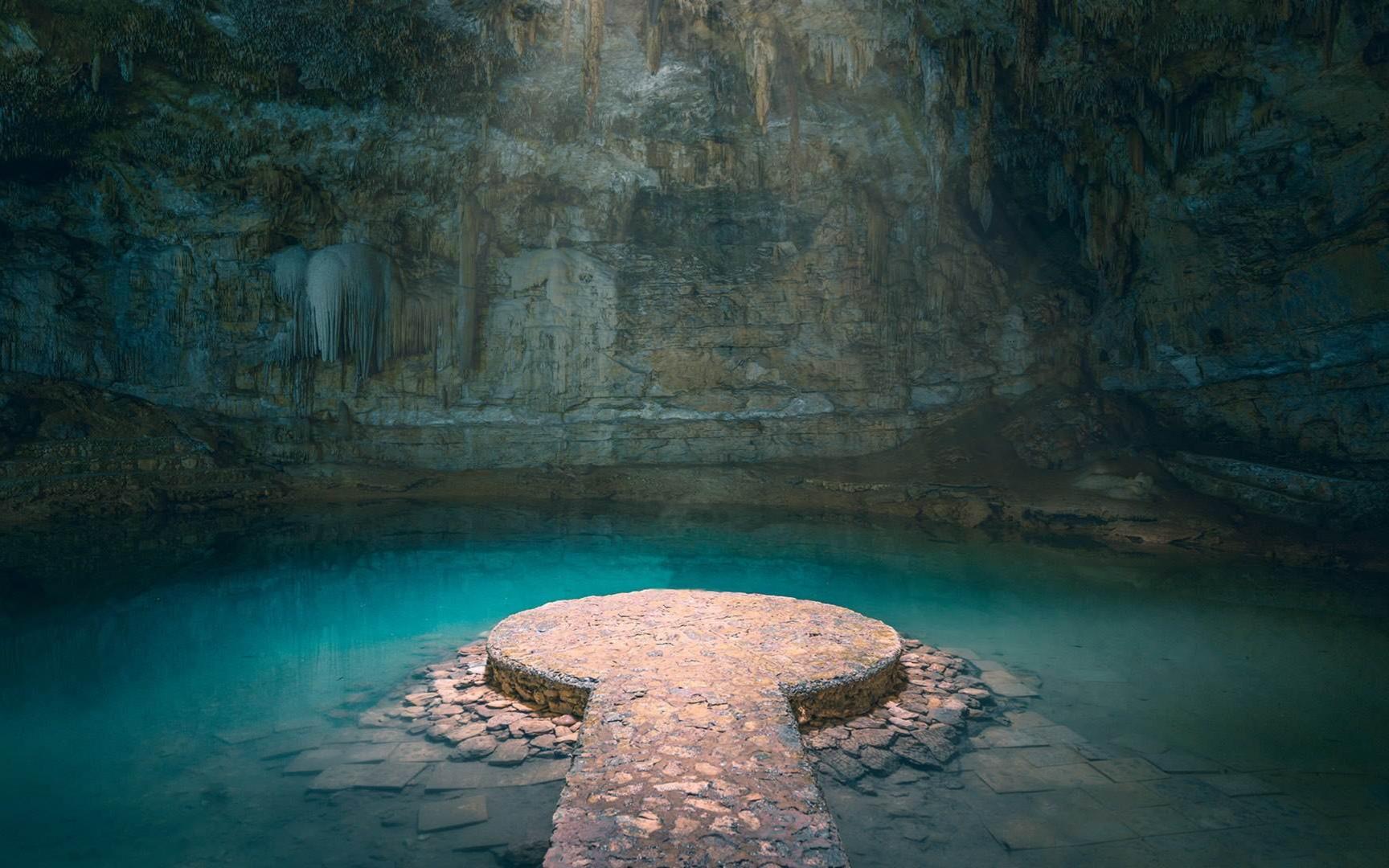 墨西哥,尤卡坦半岛上巴利亚多利德附近的苏伊顿天然井(08 marco