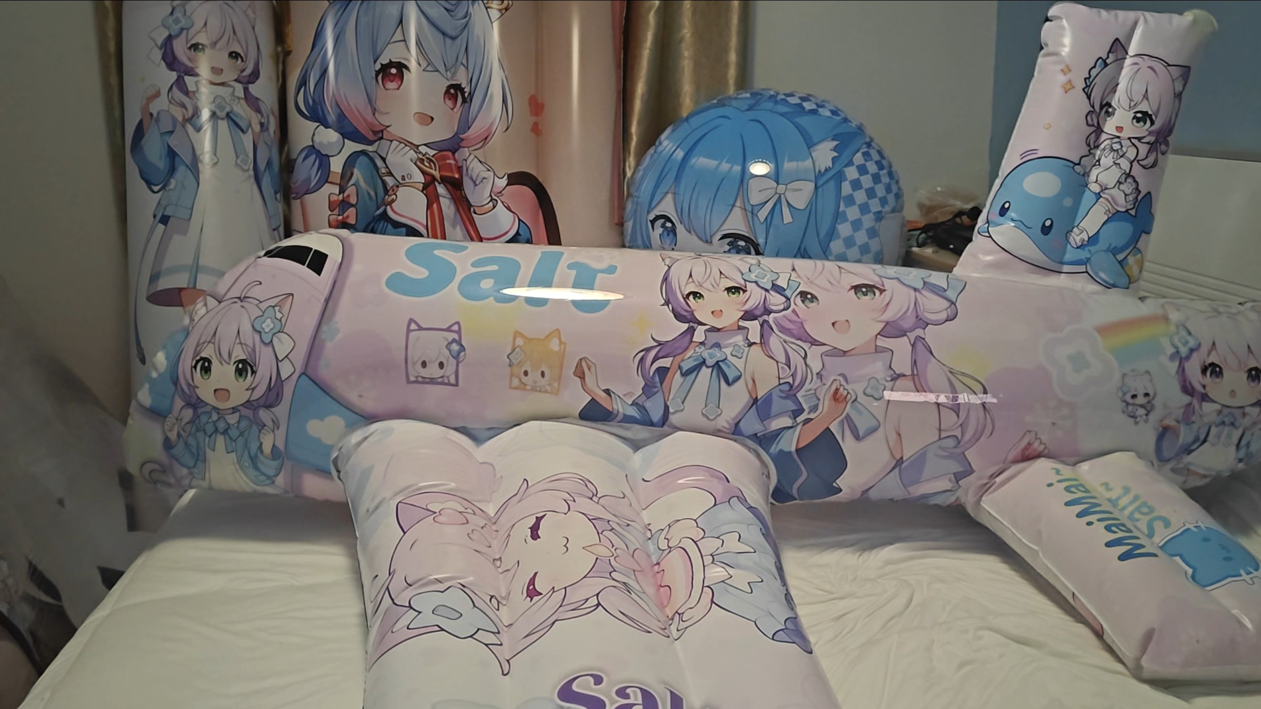 玩具预告：2m长的salt盐巴充气飞机