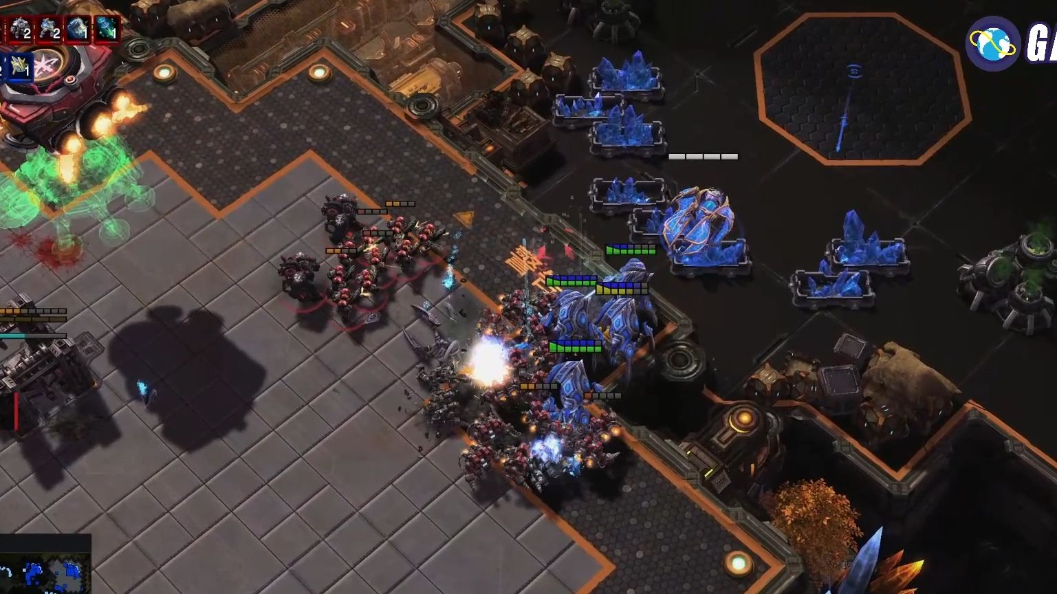 星际争霸2 spirit vs trigger 防守的不错,居然一击毙命