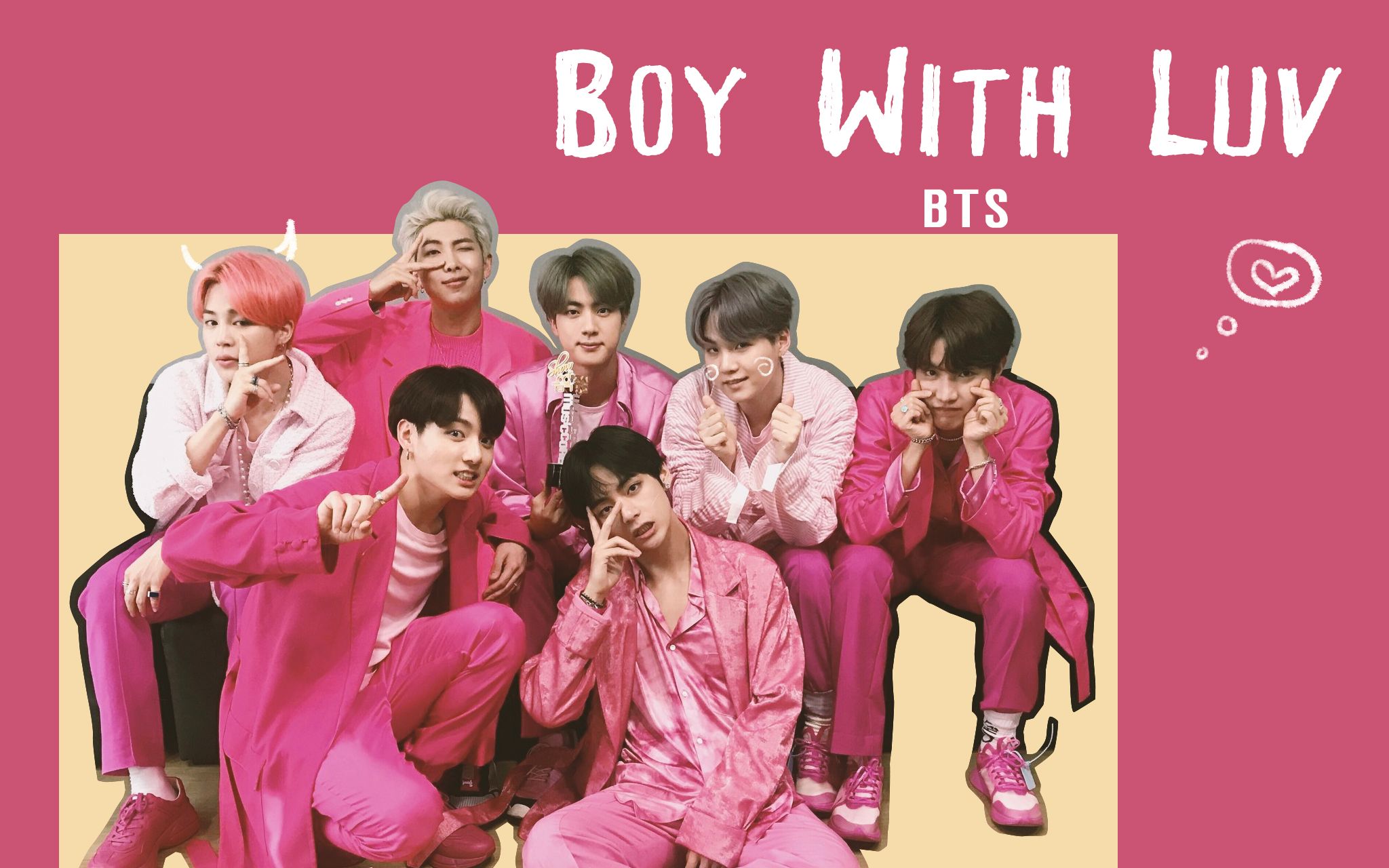 【防弹少年团】boy with luv 打歌舞台 超清合集