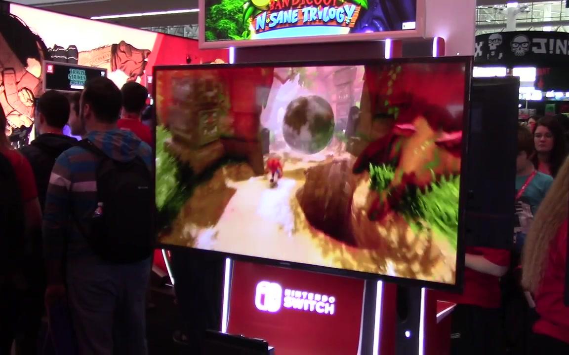 [图]5 分钟《古惑狼疯狂三部曲》Nintendo Switch 版游玩视频 (PAX East 2018)