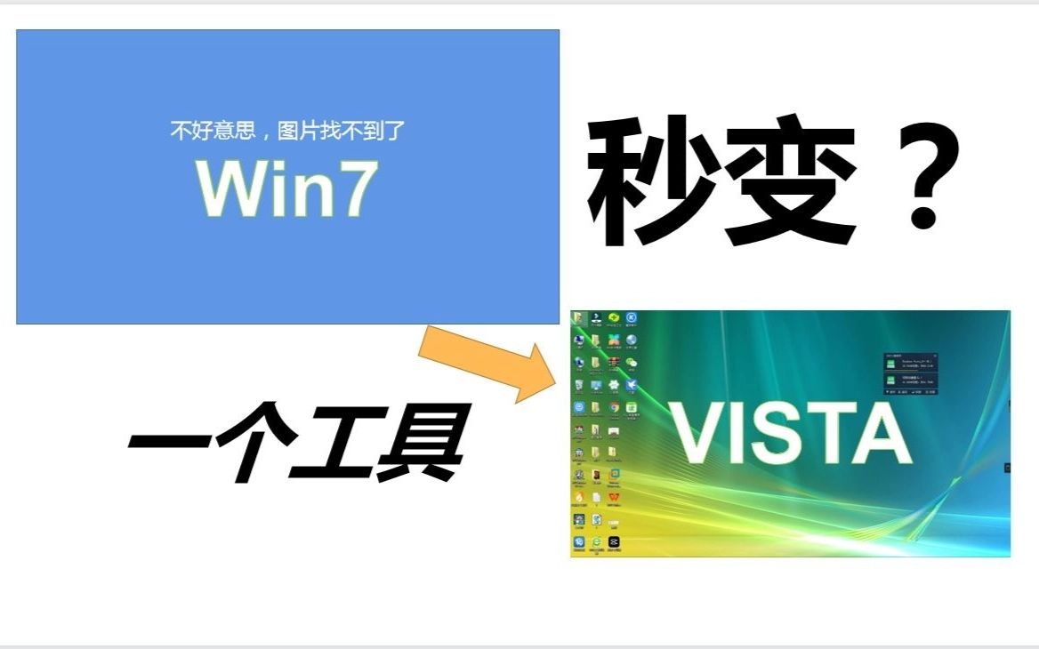 【BX】黑历史补档——win7中的VISTA模式哔哩哔哩bilibili