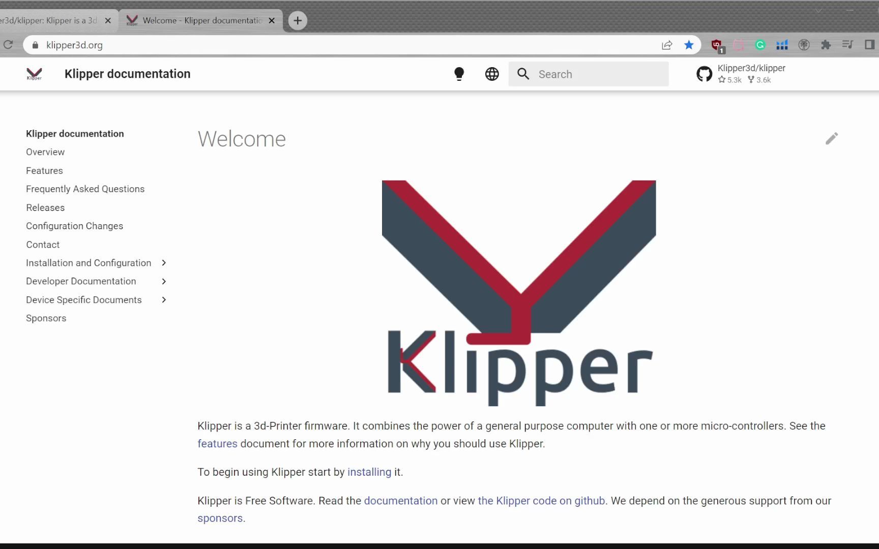 [图]Klipper官方网站使用简介，Klipper中文已经上线