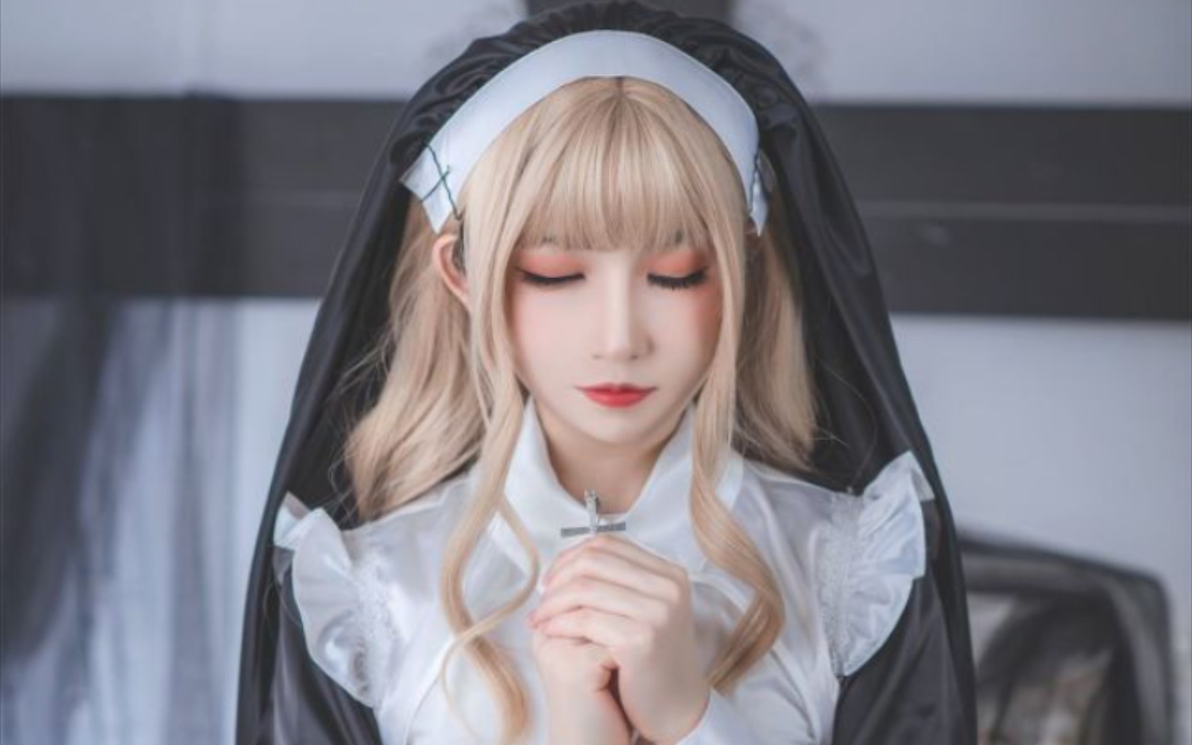 樱井宁宁 cos修女 救赎之道,就在其中_哔哩哔哩_bilibili