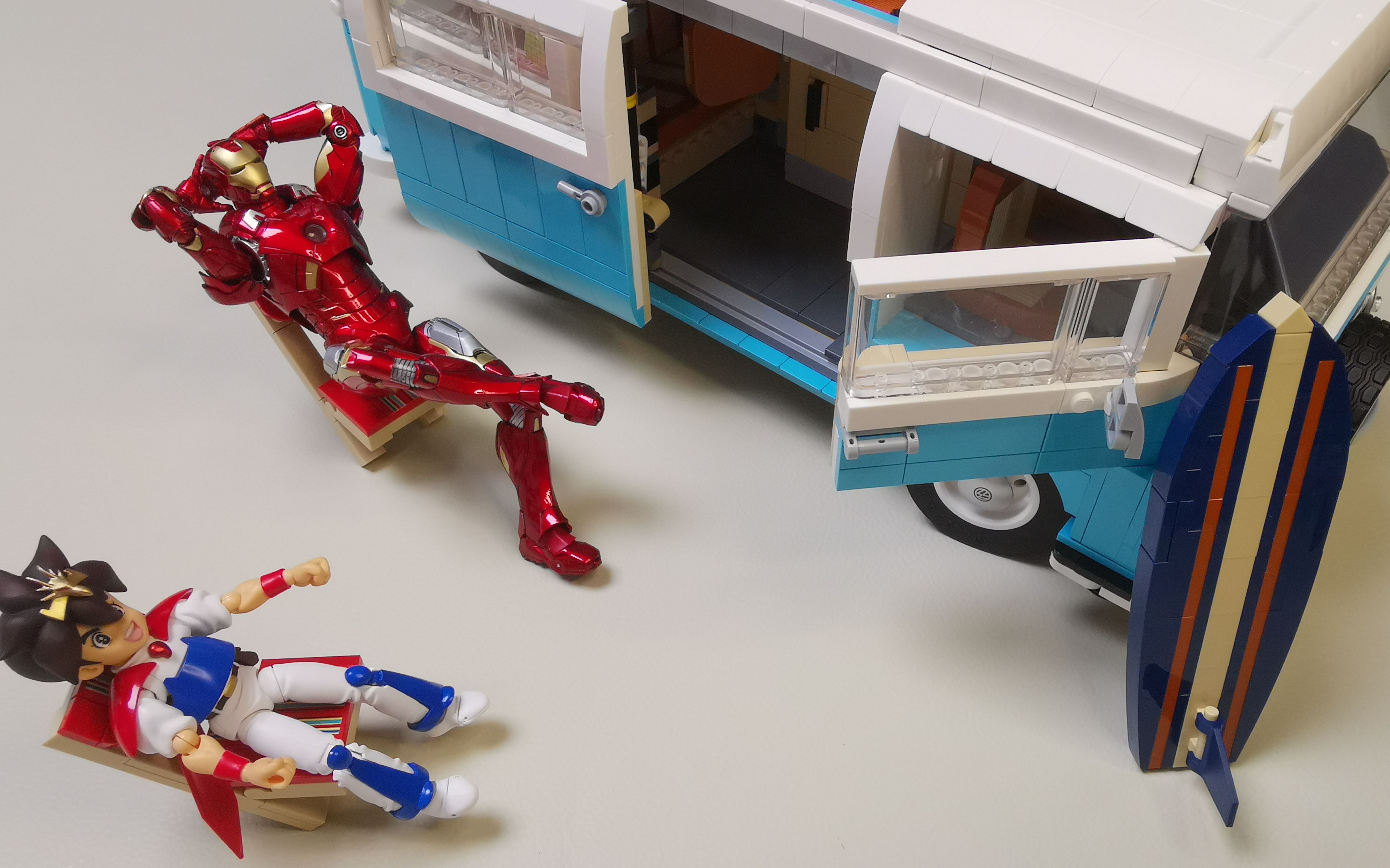 活动  成熟的乐高是会自动拼装的/lego10279 大众t2露营车