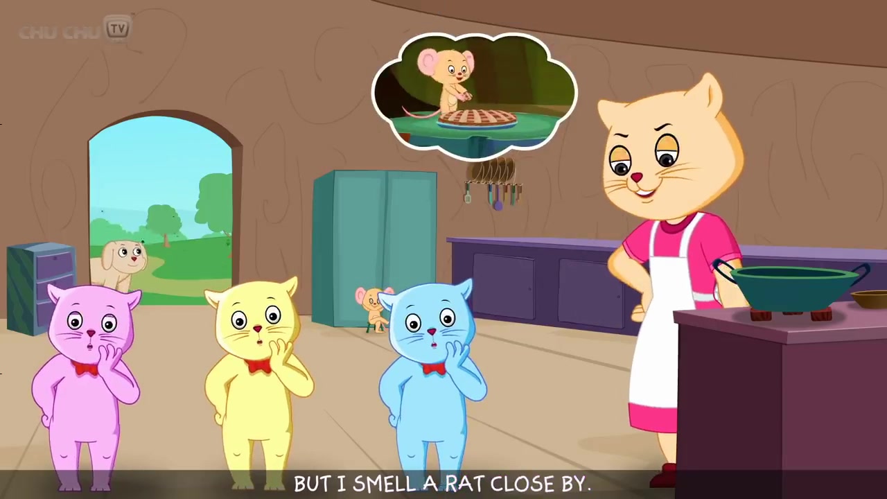 【英文儿歌】【三只小猫】Three Little Kittens  Nursery Rhymes from ChuChu TV Kids Songs哔哩哔哩bilibili