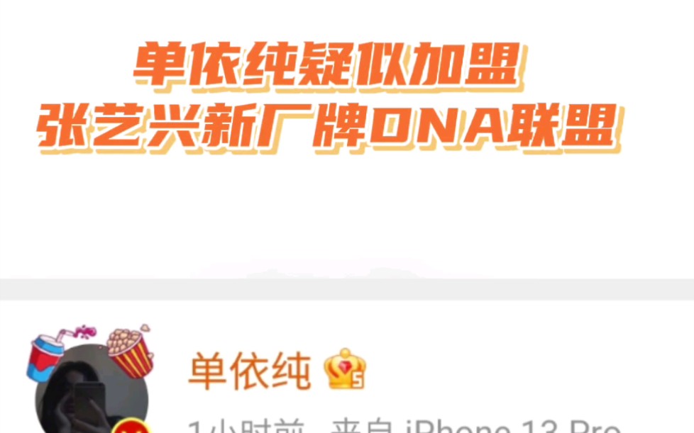 单依纯加盟张艺兴新厂牌DNA联盟,创作国际化音乐作品,促进华语音乐走向世界哔哩哔哩bilibili