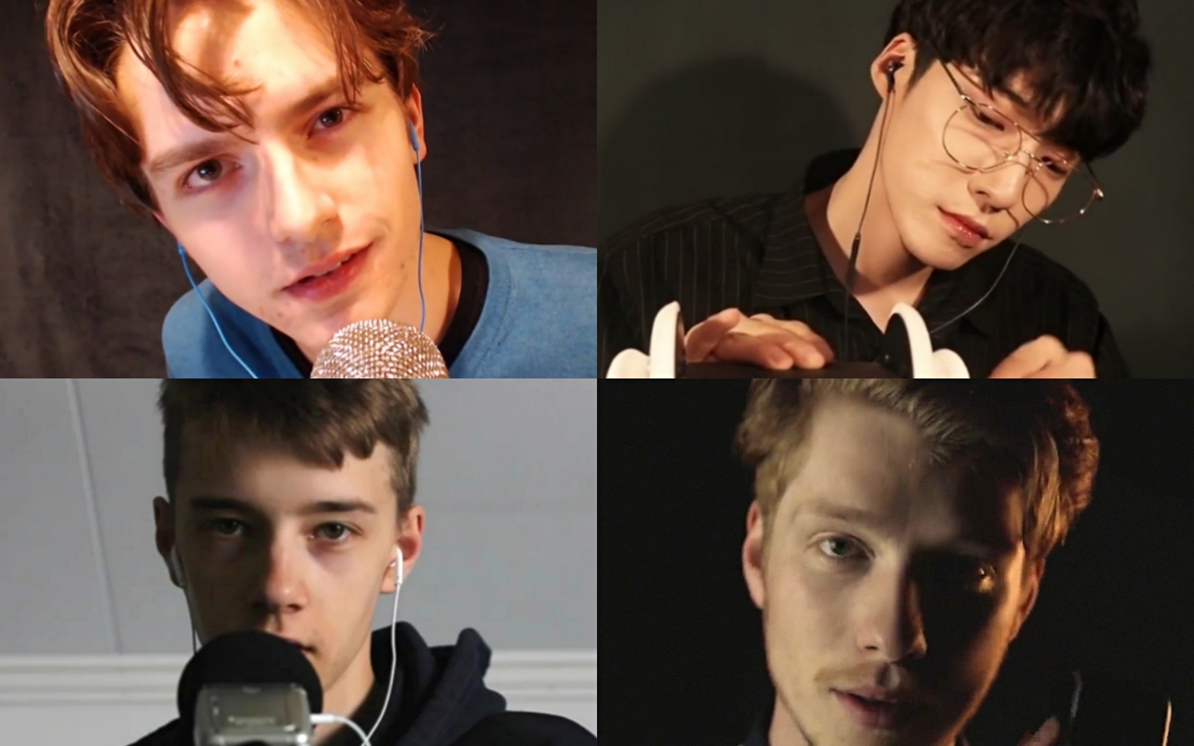 【搬运】帅哥助眠合集 超级养眼 太帅啦啦高颜值 触发音 小哥哥哄睡