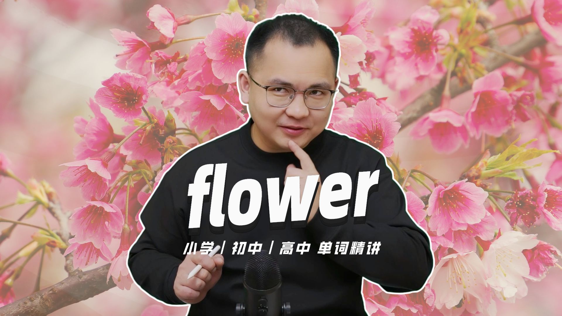 [图]英语单词flower的中文意思是什么？每天坚持打卡学习10个单词，小学就能达到高中词汇量