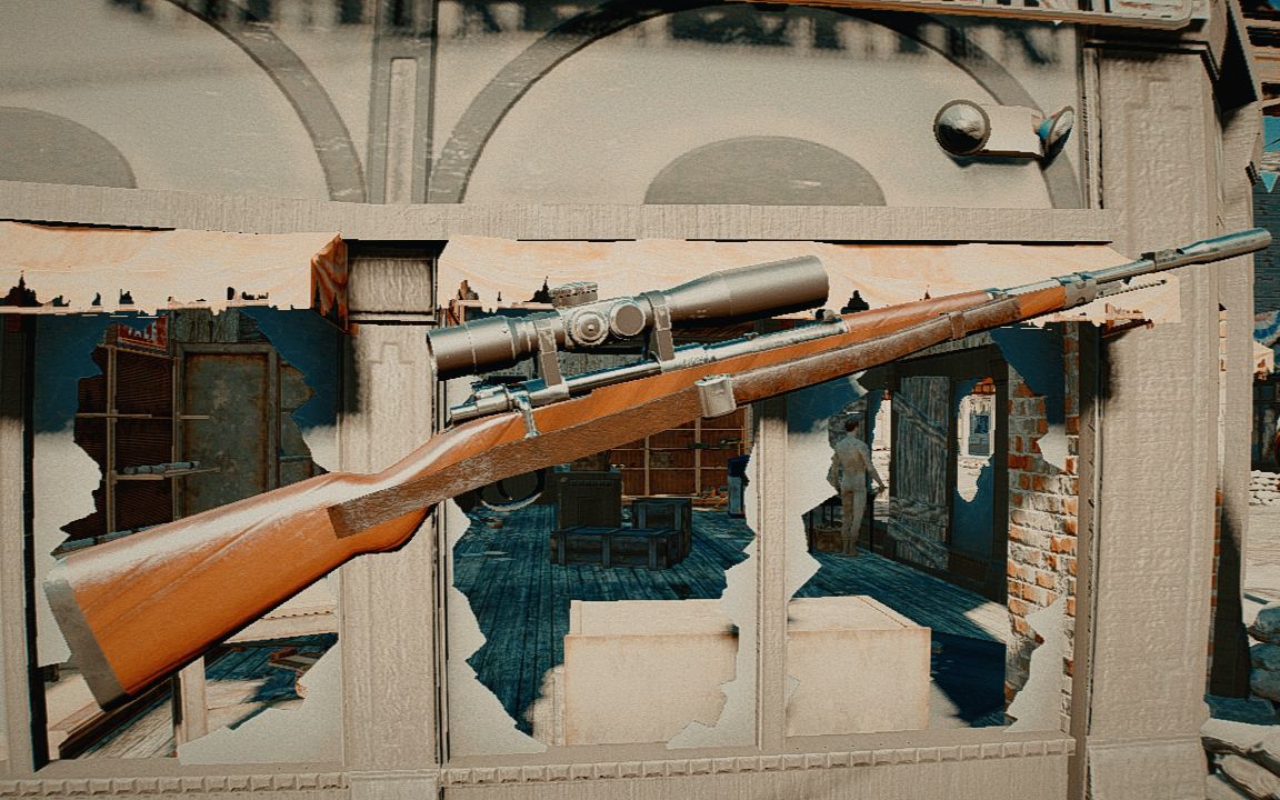 栓动枪右手拉栓计划rhbarpvol1毛瑟kar98k雷明顿msr辐射4mod