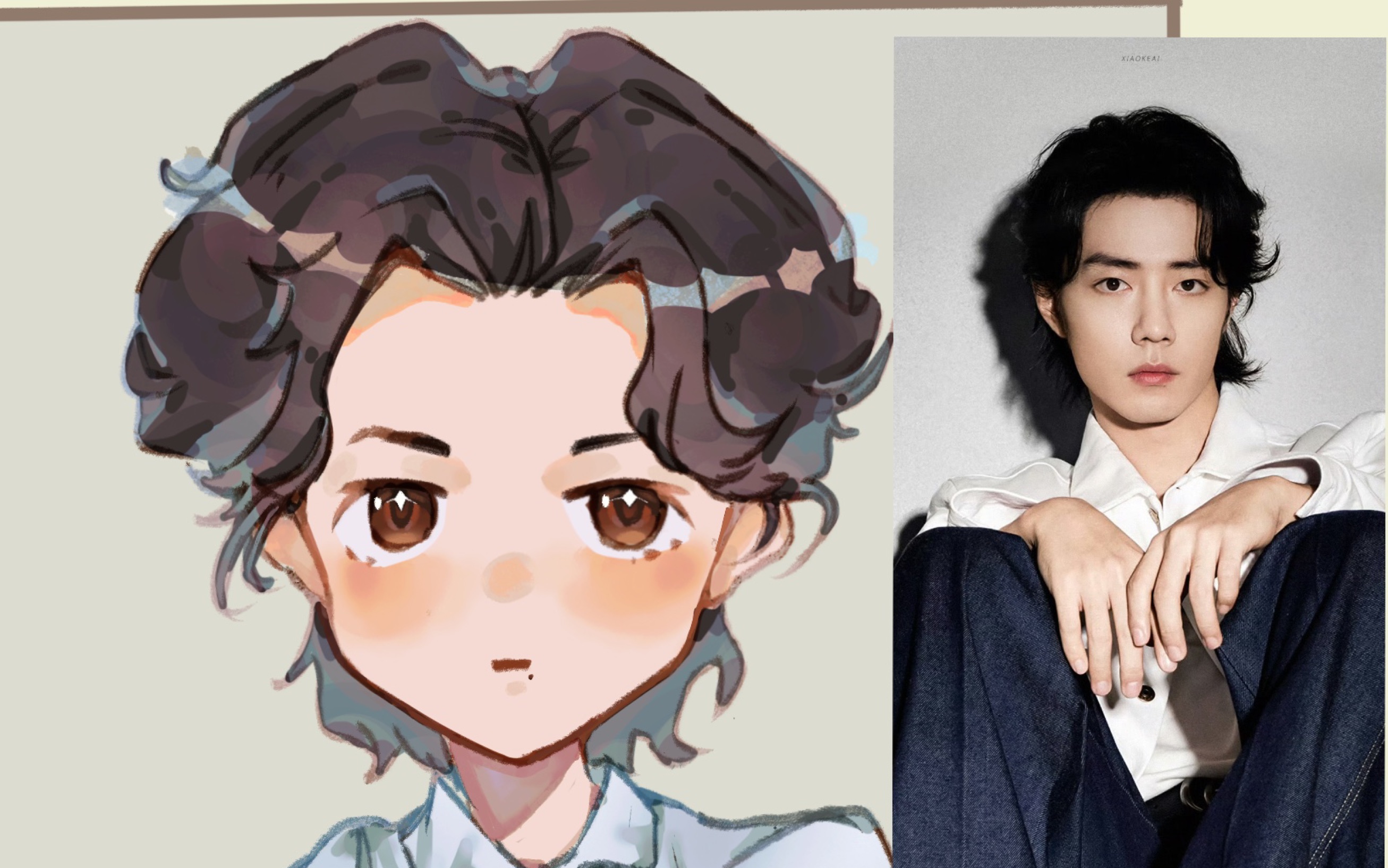 【gucci肖战/绘画】可可爱爱!很帅!